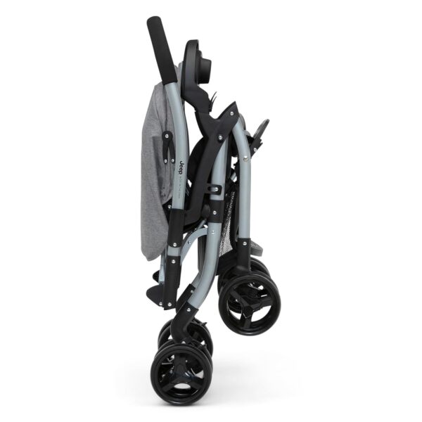 Jeep Unlimited Reversible Handle Stroller, Grey Tweed - Image 6