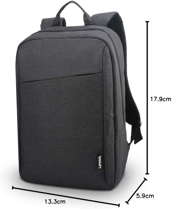 Lenovo Laptop Backpack B210, 15.6-Inch Laptop/Tablet, Durable, Water-Repellent, Lightweight, Clean Design, Sleek for Travel, Business Casual or College, GX40Q17225, Black - Image 9