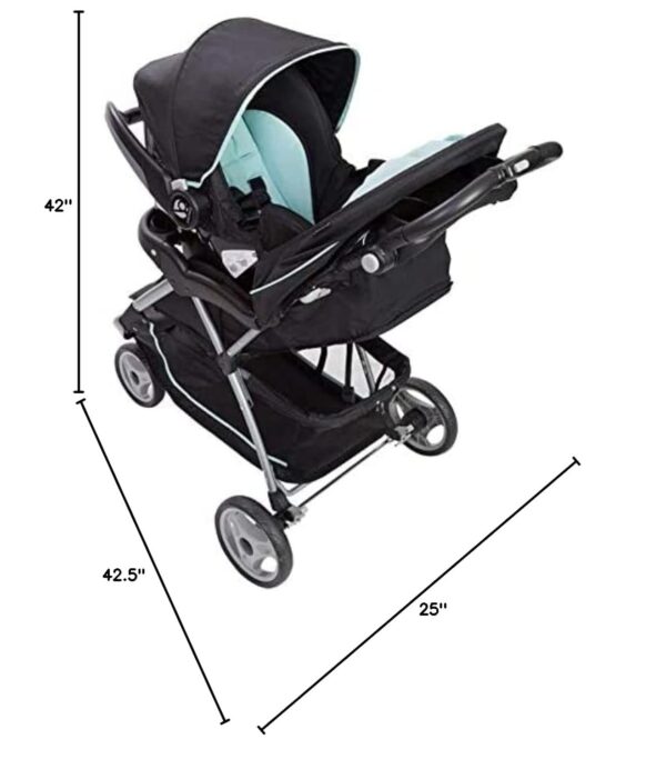 Baby Trend EZ Ride 35 Travel System, Doodle Dots - Image 10