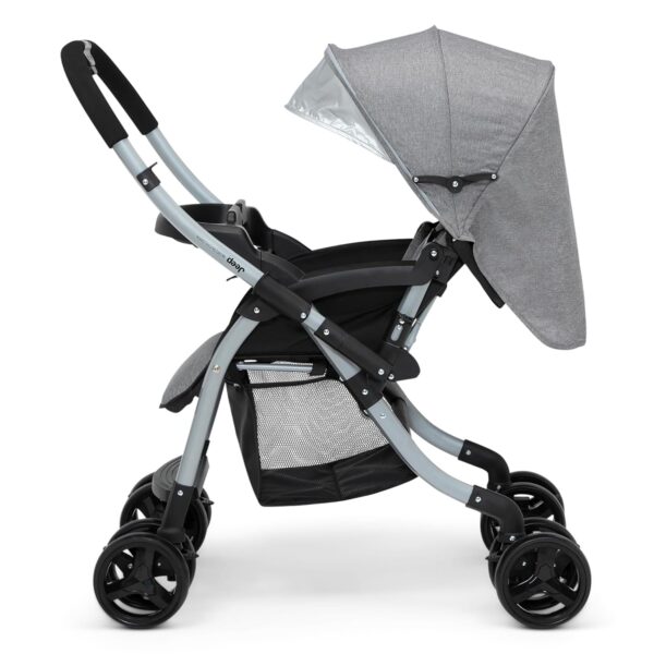 Jeep Unlimited Reversible Handle Stroller, Grey Tweed - Image 8