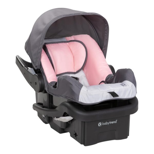 Baby Trend EZ Ride Stroller Travel System with EZ-Lift™ Infant Car Seat, Flamingo Pink - Image 2