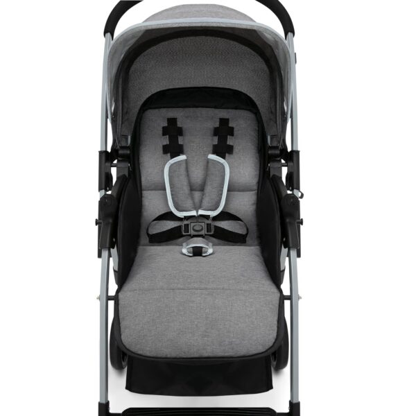 Jeep Unlimited Reversible Handle Stroller, Grey Tweed - Image 14