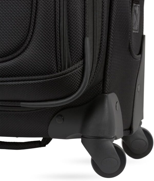 SwissGear Sion Softside Expandable Luggage, Black, Carry-On 21-Inch - Image 9