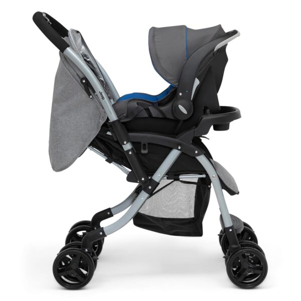 Jeep Unlimited Reversible Handle Stroller, Grey Tweed - Image 10