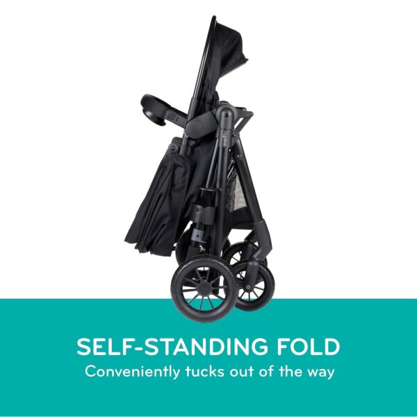 Evenflo Pivot Modular Travel System with LiteMax Infant Car Seat with Anti-Rebound Bar (Casual Gray) - Image 7
