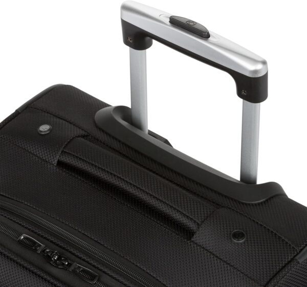 SwissGear Sion Softside Expandable Luggage, Black, Carry-On 21-Inch - Image 8