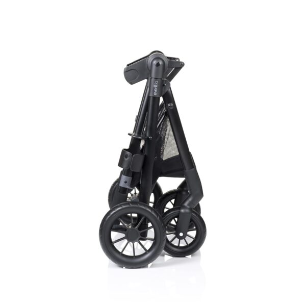 Evenflo Pivot Modular Travel System with LiteMax Infant Car Seat with Anti-Rebound Bar (Casual Gray) - Image 11