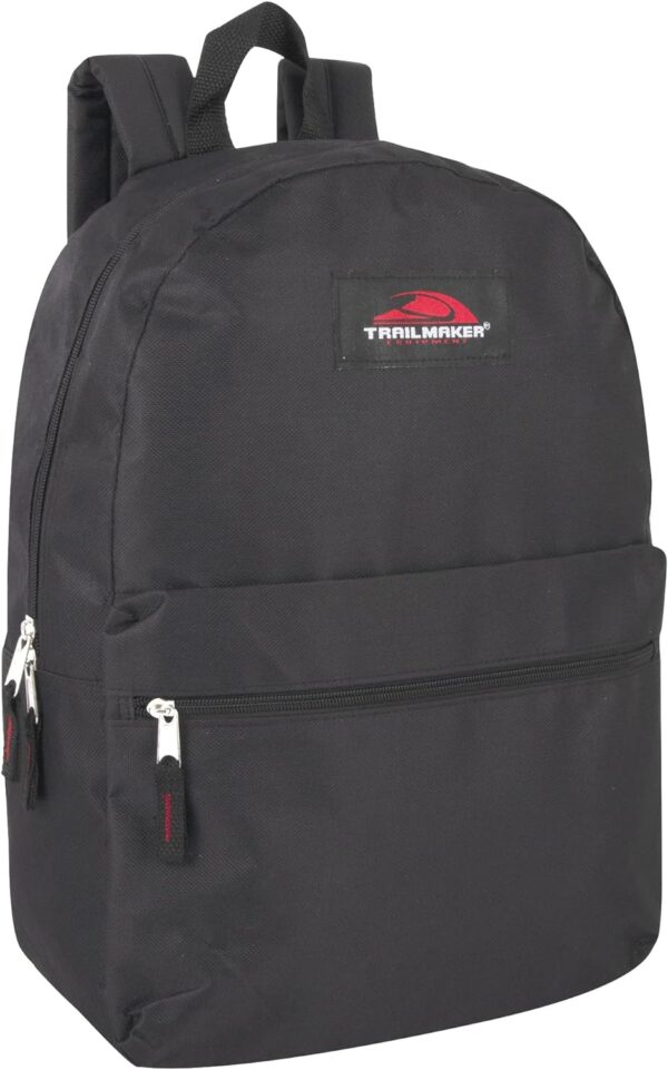 Trail maker Classic 17 Inch Backpack with Adjustable Padded Shoulder Straps