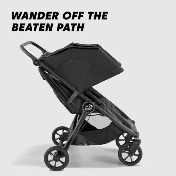 Baby Jogger City Mini GT2 All-Terrain Double Stroller, Jet Black, Perfect for Newborn and Toddler, Compatible with Britax, Cybex, Graco, and Maxi Cosi Infant Car Seats - Image 2