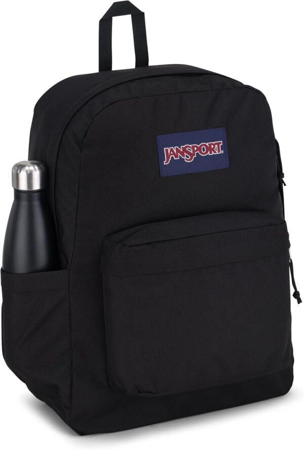 JanSport Superbreak Backpack - Durable, Lightweight Premium Backpack, Black - Image 3