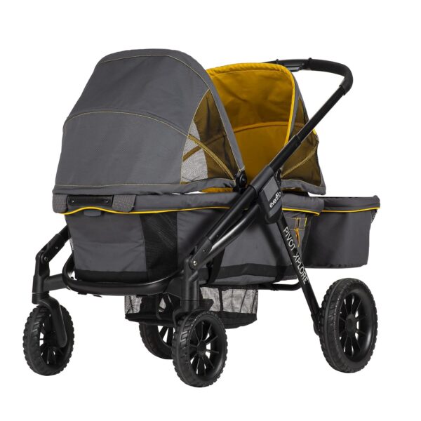 Evenflo Pivot Xplore All-Terrain Stroller Wagon (Adventurer Gray) - Image 5