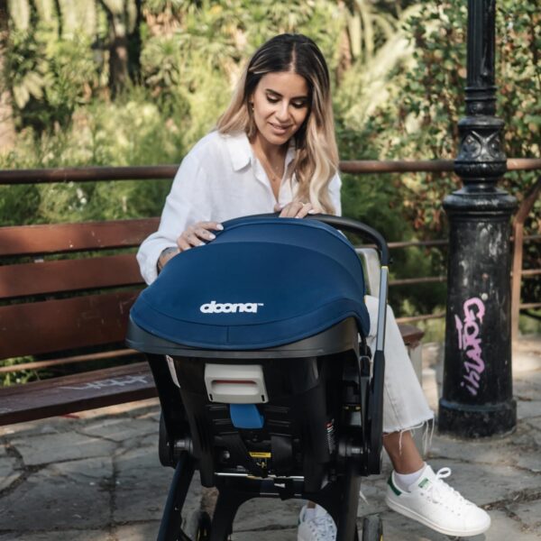 Doona Car Seat & Stroller, Nitro Black - All-in-One Travel System - Image 8