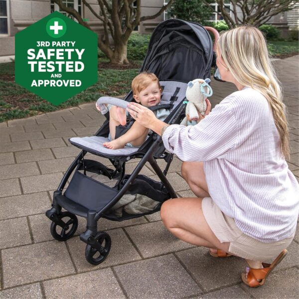 Summer by Ingenuity 3Dquickclose CS+ Compact Fold Stroller, Car-Seat Compatible, Lightweight Stroller with Oversized Canopy, Extra-Large Storage - Image 8