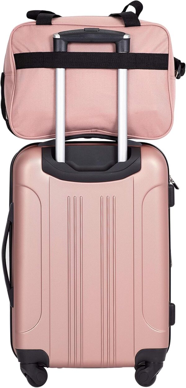 Travelers Club Midtown Hardside Luggage Travel, Rose Gold, 4-Piece Set - Image 2